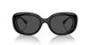 HC8391U CR609 Size 53 Women's Sunglasses, Black,