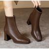 New Spring Winter Women Comfortable Boots Elegant Minimalist Ladies Shoes Women High Heels Fashionable Versatile Boots