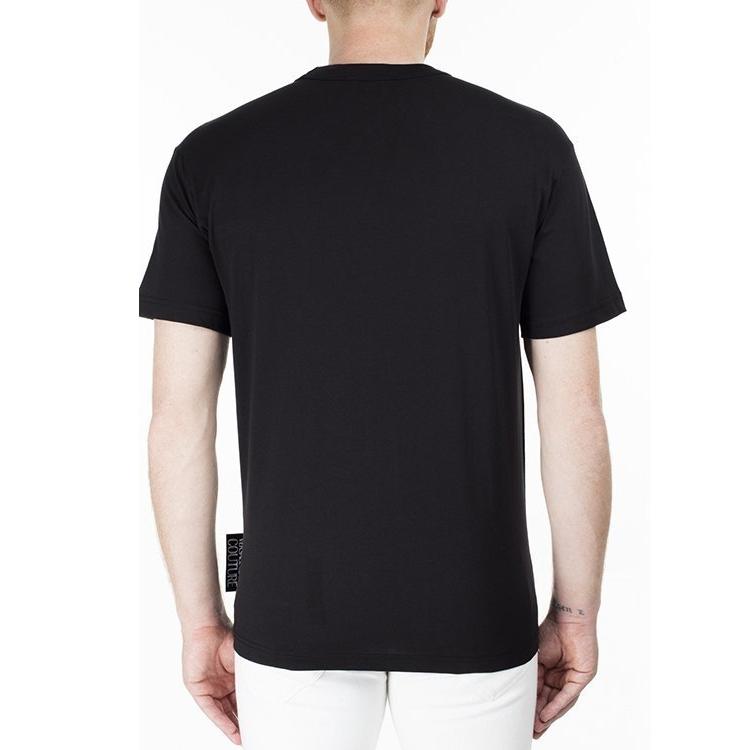 VERSACE JEANS COUTURE T Shirt Men's Black Gift Recommendation B3GVB7TF-30319-899