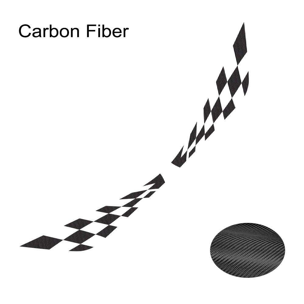 2 шт. боковая решетка двери автомобиля виниловая пленка наклейки для Mercedes Benz Smart Fortwo W453 W451 Racing Auto Body Decor наклейка