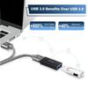 USB 3.1 на Type-C Адаптер Поддерживает Передачу Данных 10 Гбит/с и Зарядку для Смартфонов, Планшетов и Других Устройств