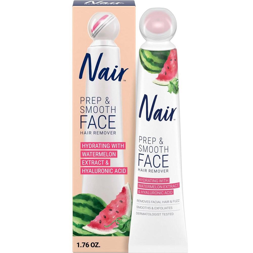 NAIR Крем-эксфолиант для лица Prep & Smooth - Эффективный крем-эксфолиант для подготовки и гладкости кожи лица