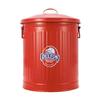 Dulton Garbage Can Small Size 12L Red I Want To Use Something That I Think Is Clean To Put My Garbage In Trash Can with Lid Tin Can Height 355mm