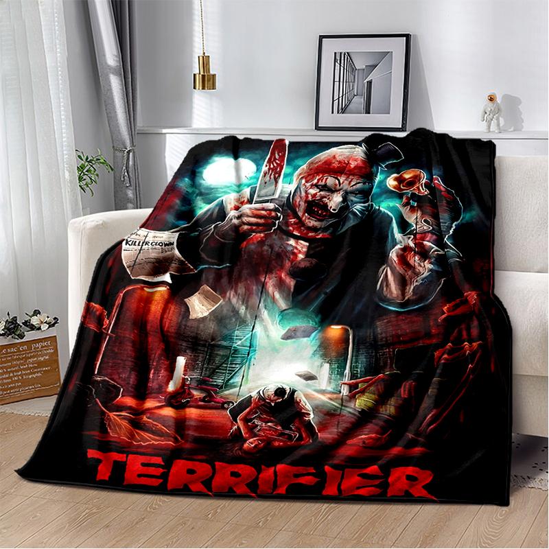 29 Style Terrifier Horror Movie Halloween Gift Soft Plush Blanket,Flannel Throw Blanket for Living Room Bedroom Bed Sofa Cover