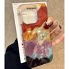 Gradient Color Block Phone Case for iPhone 16 Pro Max & 15/13 Swirl Design - Women's Protective Cover