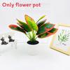 Epipremnum Aureum Simulated And Dasheen Leaves Potted Artificial Ornaments Plant