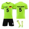 Personalised Shirts Kit Mens Girls With Name Number Custom Football Jerseys For Boys Training Suit
