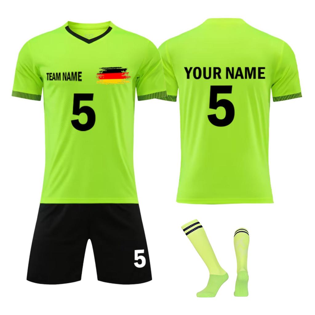Personalised Shirts Kit Mens Girls With Name Number Custom Football Jerseys For Boys Training Suit