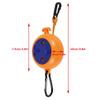 8m Clothesline Retractable Portable Travel Outdoor Camping Windproof Belt With Fixed Buckle And Clothespin Clothesline