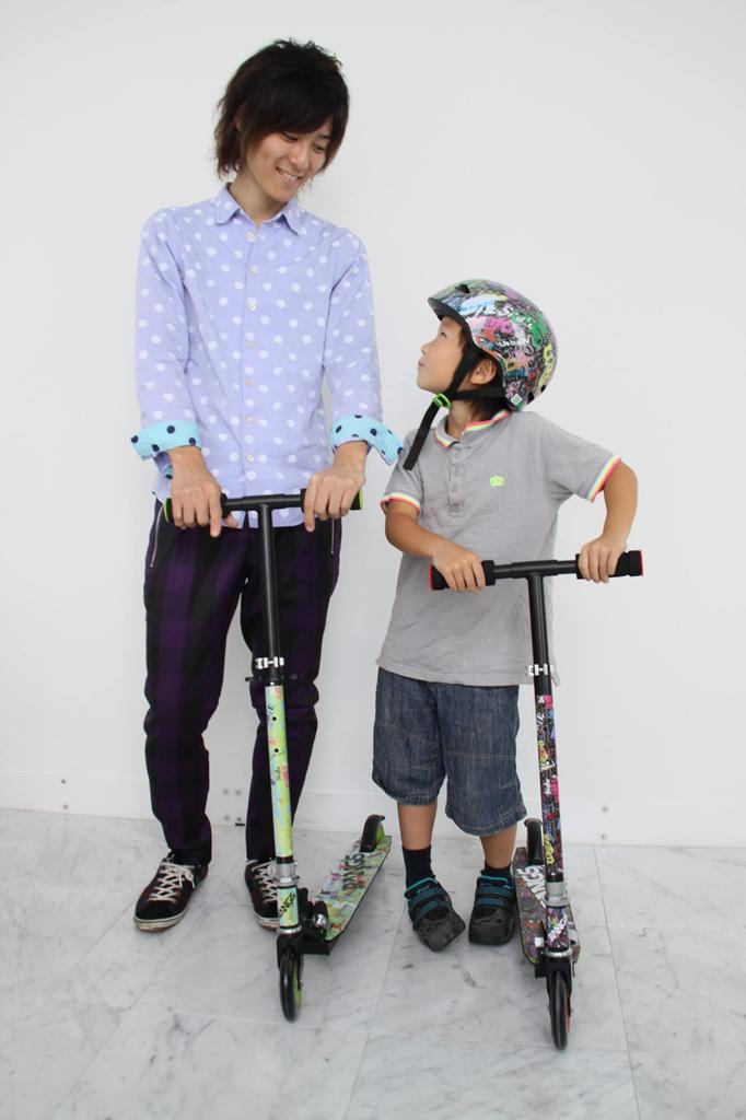 RANGS Japan R1 Langs Scooter Black Складной 3 уровня регулировки Легкий