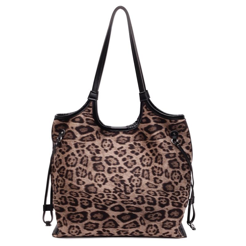 Сумка Commuter с леопардовым принтом, большая вместимость, женская сумка через плечо, студенческая сумка-тоут