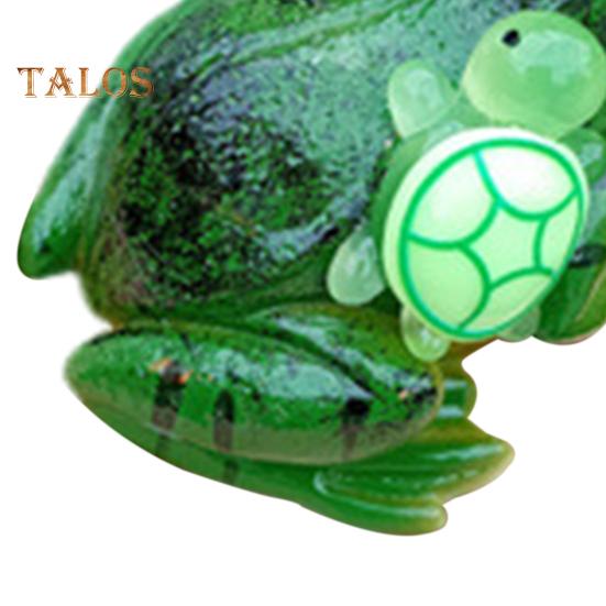 Садовый орнамент из смолы лягушка черепаха скульптура дворовое искусство фигурка газон сад патио балкон наружный декор