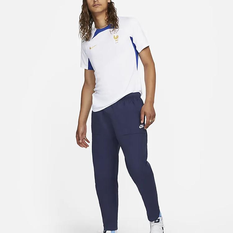 Nike Мужские белые футболки для футбола, умеренный прямой крой, DH6444-102