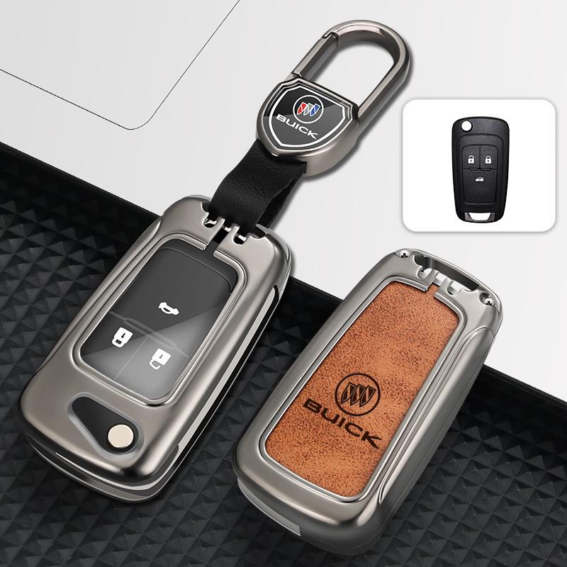 2021 Buick Key Cover for Excelle, Regal, Envision, LaCrosse, Verano – Men's High-Grade Shell Bag