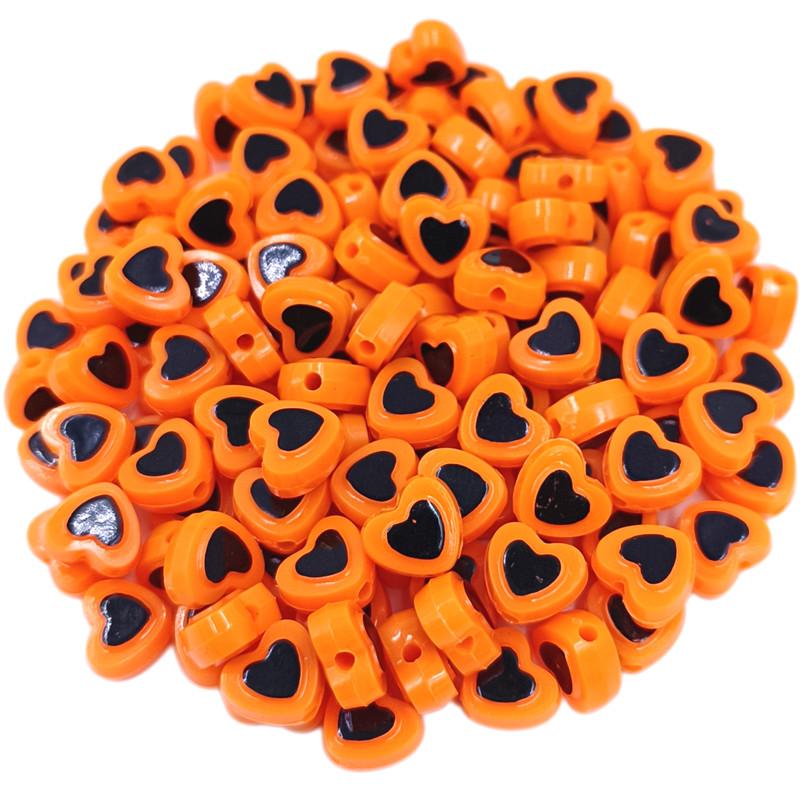 Звезда для изготовления сережек-браслетов с цветными блоками, креативные подвески, акриловые ювелирные изделия «сделай сам», аксессуары, сердце, пентаграмма, бусины, 30 шт., бусины