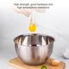 Миска для смешивания с нескользящей ручкой, нержавеющая миска для приготовления пищи, выпечки и приготовления еды, кухонные аксессуары