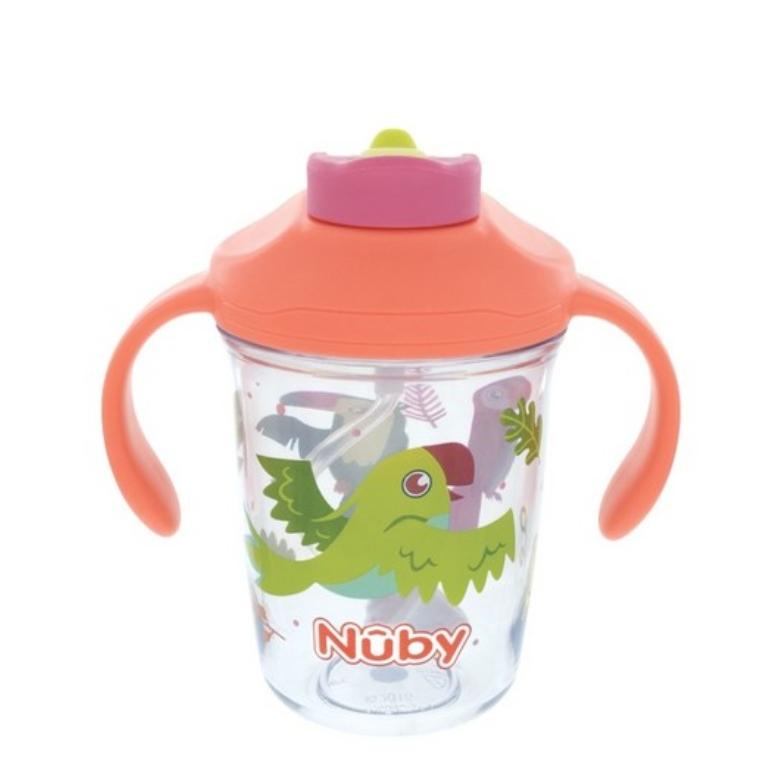 Nuby Tritan TT Чашка-поильник День и Ночь 240 мл (2 цвета)