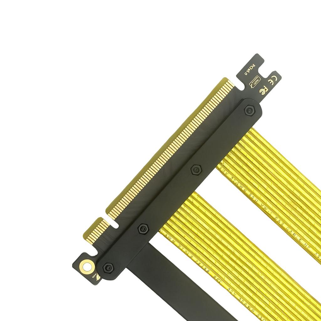 PCI-E16X Riser Cable Lightweight PCIE5.0 Vertical Mounting Adapter Cable for RTX 4090/5090 & RX 7900 XT