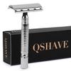Men's Short Handle Classic Double Edge Safety Shaving Razor, 1 Razor & 5 Blades