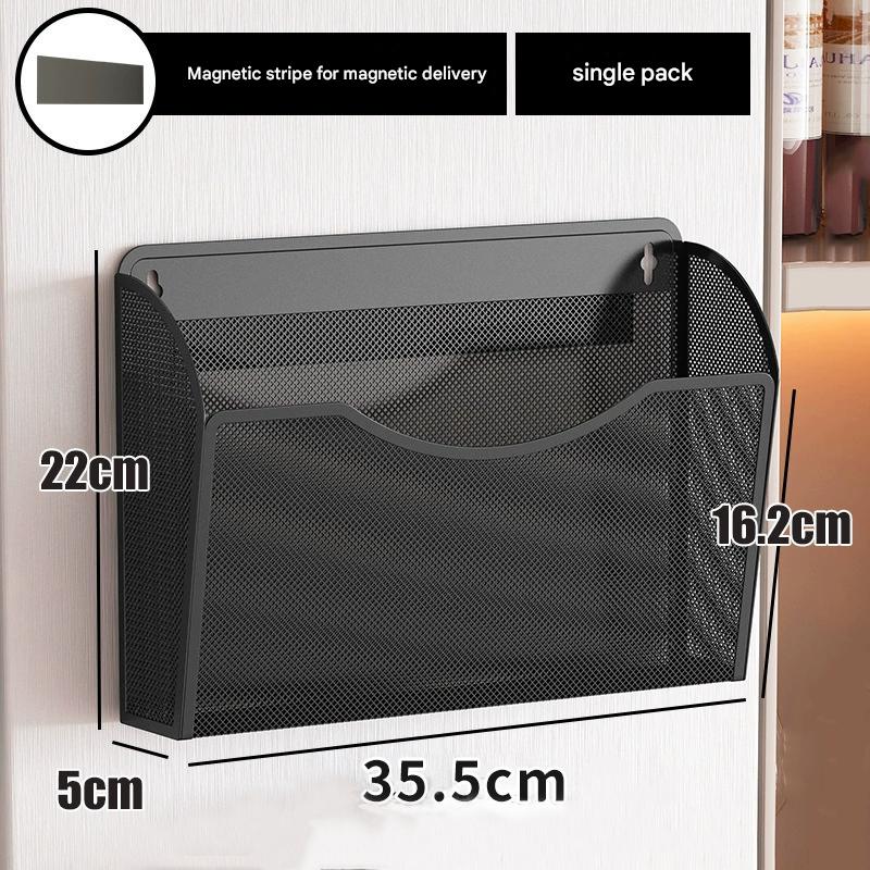 Магнитная полка для хранения без перфорации, Хранение на кухне и в холодильнике, Легкая установка без следов, Большая присоска