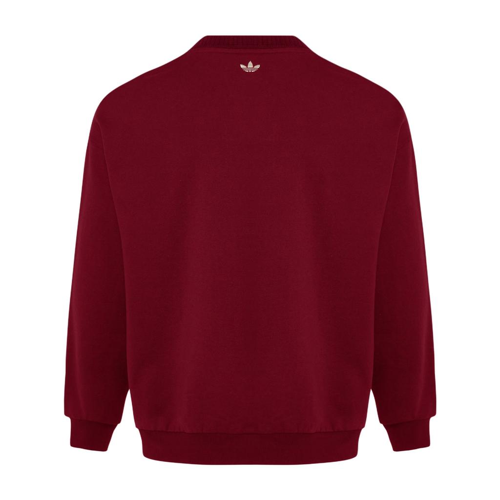 adidas Свитшот с круглым вырезом Originals Crafted 'Collegiate Burgundy' KU1423