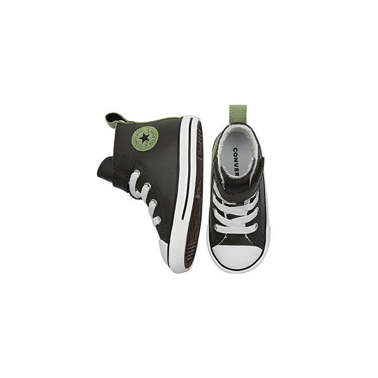Converse Кроссовки Chuck Taylor All Star 1V High TD Utility Green Baby Sneakers Aloe-Green A01473C