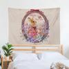 Rabbit Animation Cartoon Tapestry Office Living Room Decoration Home Wall Tapestry