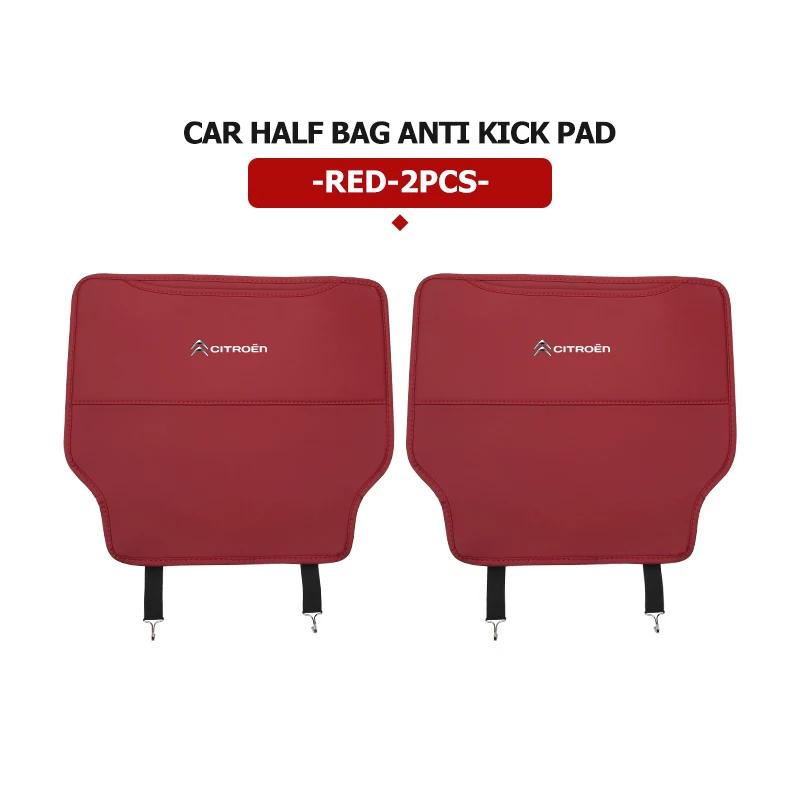 Leather Car Seat Back Protector Mat Prevent Dirty Anti Kick Pad For Citroen Grand Berlingo Jumper Celysee Xsara Picasso Aircross aia256