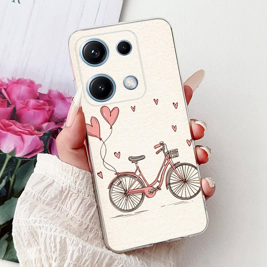 For Xiaomi Redmi Note 14S Case Stylish Butterfly Painted Cover 6.67'' Soft Silicone Phone Case For Redmi Note 14S Note14S Bumper