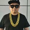 Men's Hip-Hop Gold-Plated Chain: Bold, Fade-Resistant Necklace for Live Performances