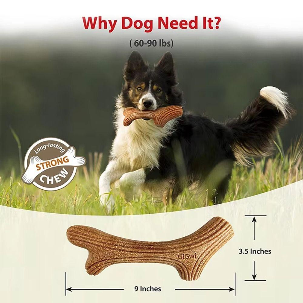 Creative Puppy Molar Toys Bone Shape Dog Interactive Toys Portable Dog Chew Stick Pet Dental Care