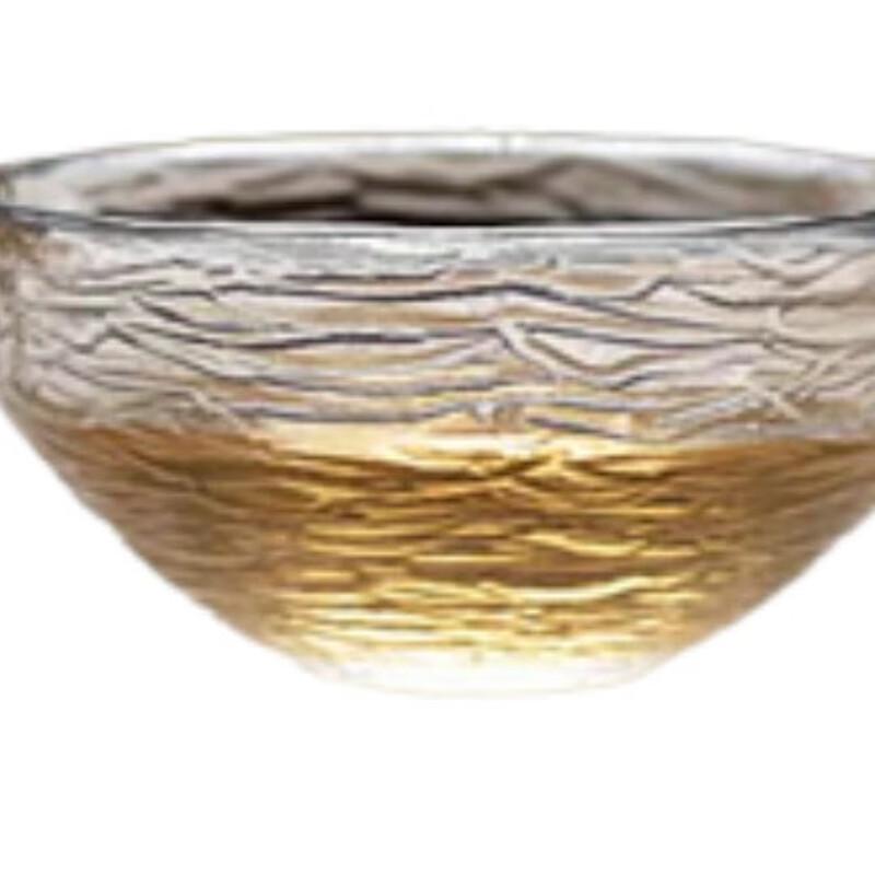 Three-Legged Golden Rim Crystal Glass Master Teacup