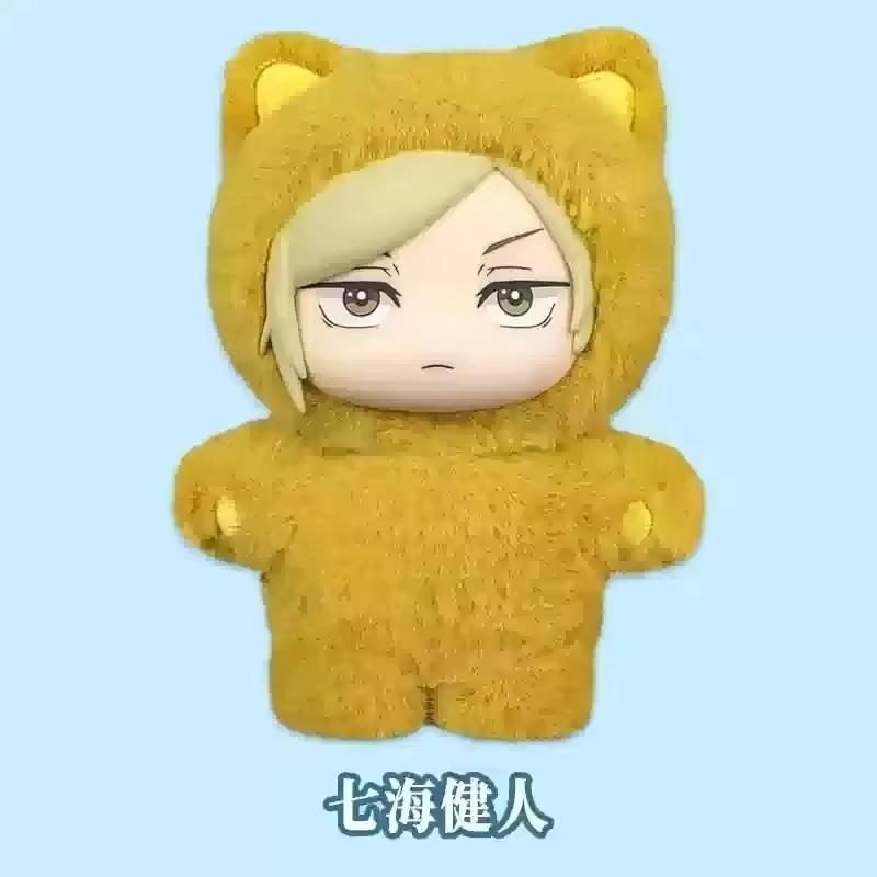 New Genuine Eaki Jujutsu Kaisen Season 2 Cat Park Party Gojo Satoru Plush Box Doll Bag Pendant Model Collection Gifts Toys