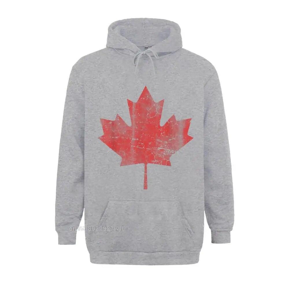 Кленовый лист Флаг Канады Толстовка Хип-Хоп Унисекс Толстовка Повседневные Топы Толстовка Хлопок Удобные Толстовки Харадзюку Унисекс Толстовка