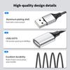 Mobile Phone Extension Cable Data Transfer USB Expander Charging Splitter Type C Hub OTG Adapter