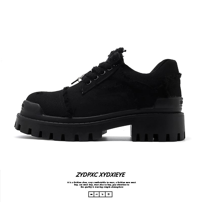 Модная кожаная обувь для мужчин, платформа, натуральная кожа, обувь больших размеров, высокое качество, дизайнерская, формальная, на платформе, повседневная, уличная