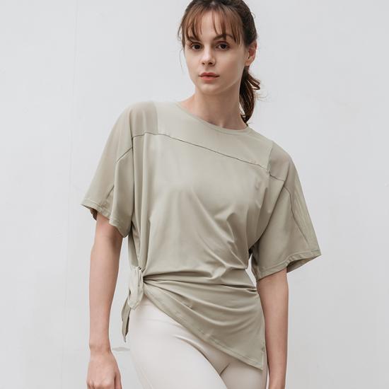 Mesh Yoga Loose Fit Short Sleeve Long Tee (5 Colors)
