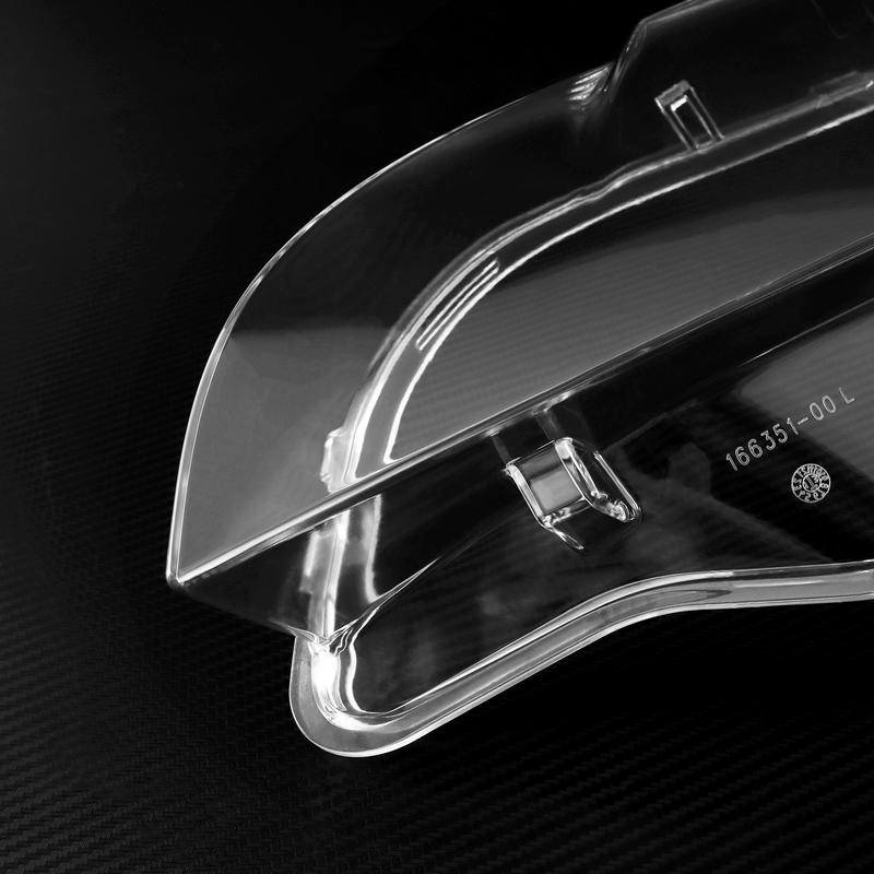 2pcs Car Headlight Lens Covers for BMW E71 X6 2008-2014 Transparent Lens Car Replacement Accessories