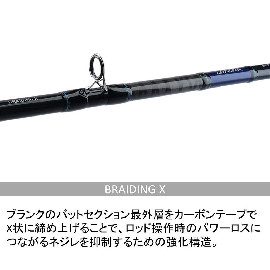 DAIWA Boat Rod Deep Zone X Fishing Rod 120-180