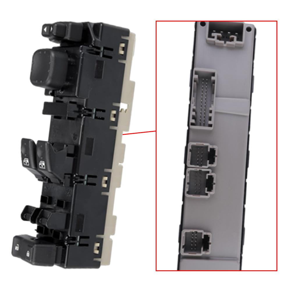 Переключатель стеклоподъемника автомобиля 15883318 для 2003 2004 2005 2006 Chevy Silverado 3500, главный переключатель управления кнопкой подъема панели