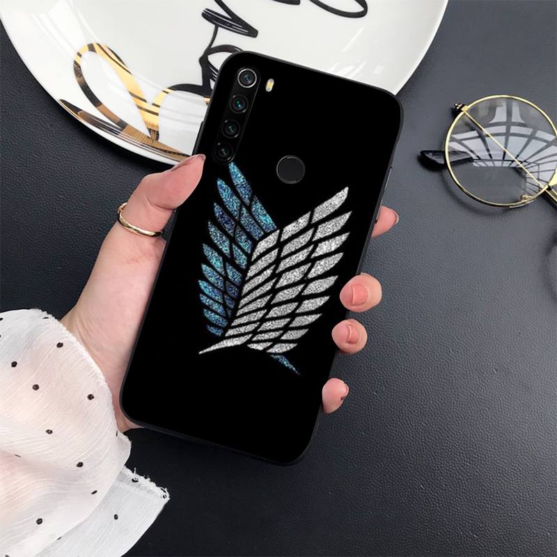 Чехол для телефона «Атака Титанов» с японским аниме для Xiaomi Redmi note 7 8 9 t max3 s 10 pro lite, чехол Funda