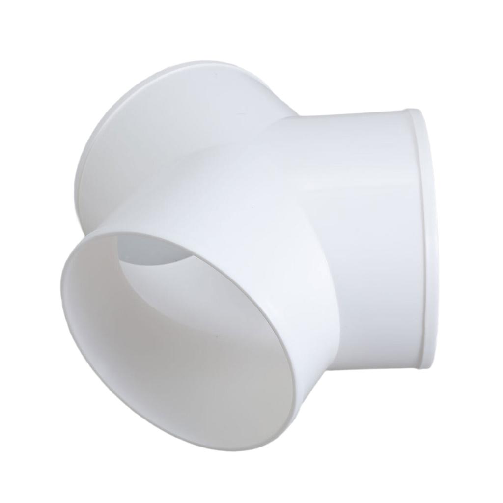 Y-образный воздуховодный соединитель Быстроразъемное соединение для вентиляционной трубы Муфта 3-ходовой разветвитель ПВХ Выхлопная труба Переносные фитинги