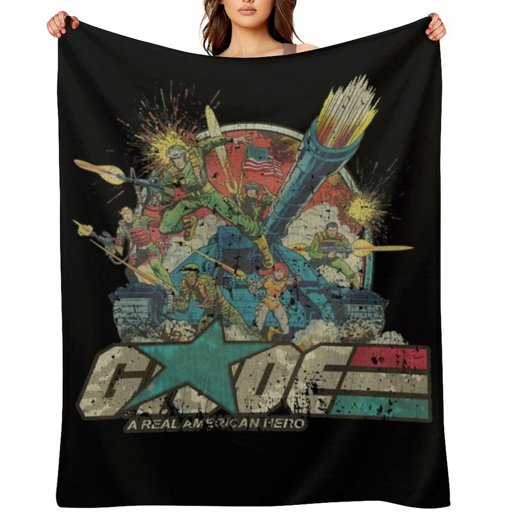 Real American Heroes Throw Blanket Picnic Soft Beds Hair Bed covers Blankets