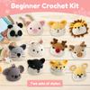 Knitting Crochet Hook Set Handmade DIY Craft Sewing Tool Animals Crochet Kit Portable Sewing Knitting Tools Valentine's Day Gift