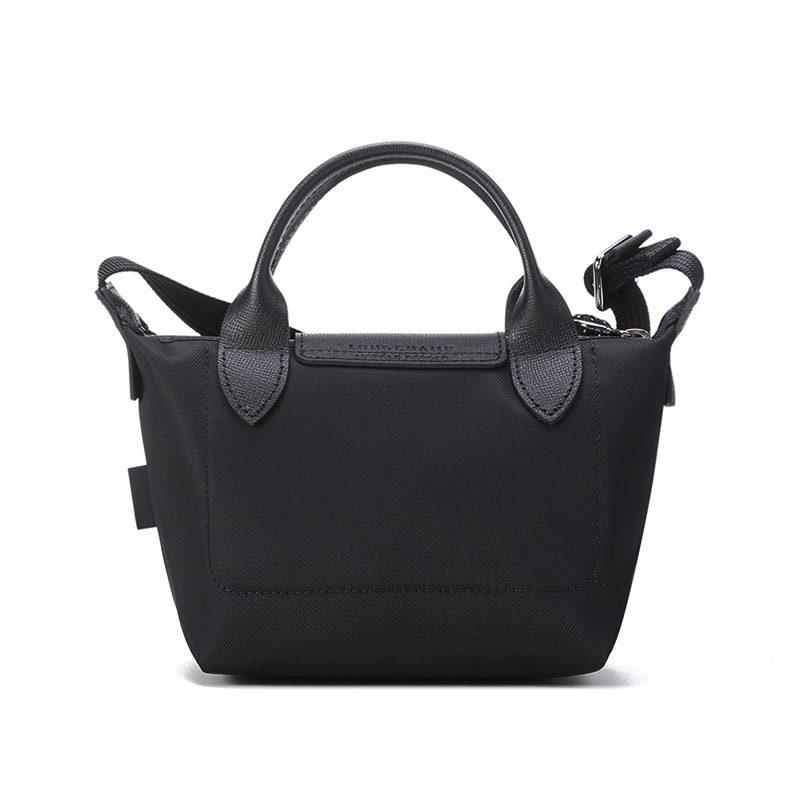 Longchamp Сумка через плечо, сумка-кроссбоди, ручная сумка Le Pliage Energy из нейлона с холстом, Мини, Женская, Черная, 1500HSR001