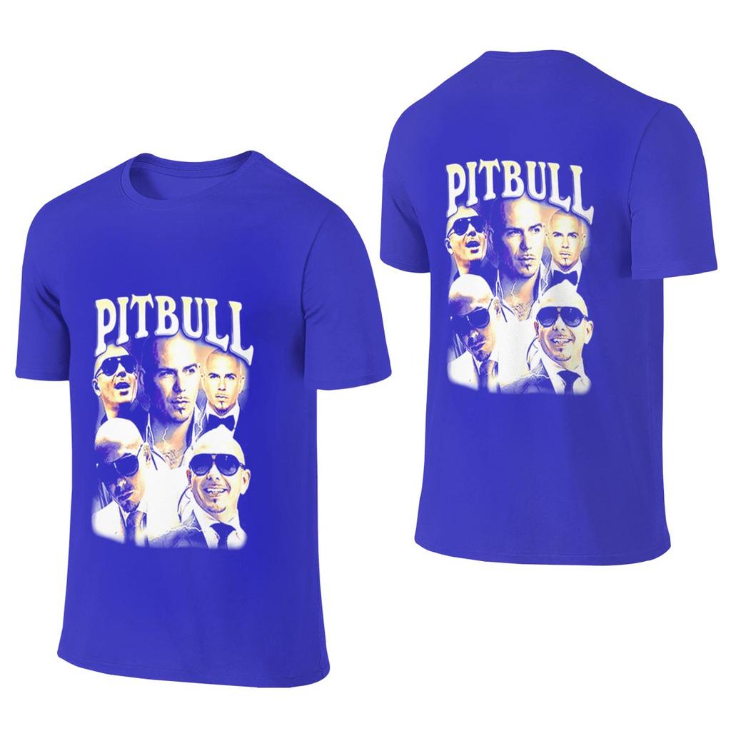 Pitbull Mr Worldwide Vintage Instagram Style Reversible Tshirt Fitness Leisure Faderesistant Tshirt