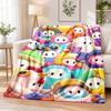 Fall Guys Flannel Throw Blanket Soft Warm Cozy For Sofa Bed Indoor Home Bedroom Use