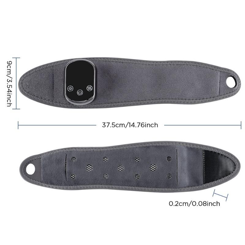 Electric Heating Wrist Massager Adjustable 5 Levels Hot Compress 3 Levels Vibration Wrist Guard Band for Carpal Tunnel Relief