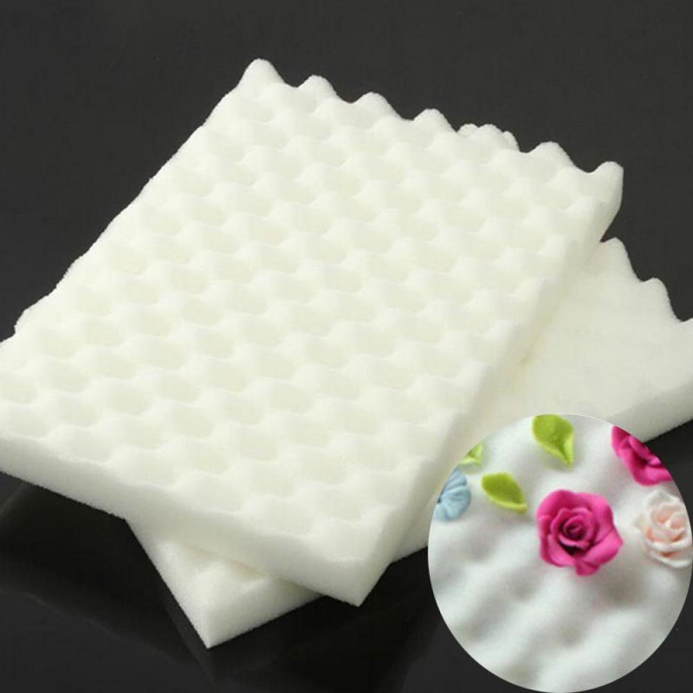 2Pcs New Fondant Sugarcraft Dry Flower Foam Pad Cake Decorating Sponge Mats