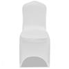 Housse pour chaise - Blanc - 50 pièces - Extensible - Lavable - Intérieur